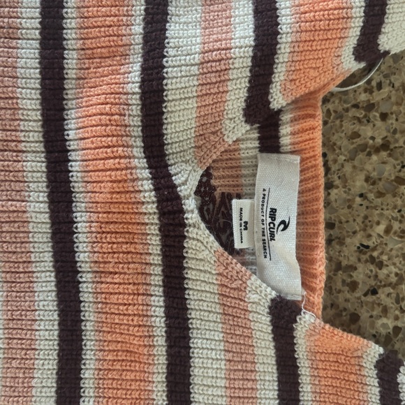 Rip Curl Multicolor Striped Knit Top - Picture 3 of 3